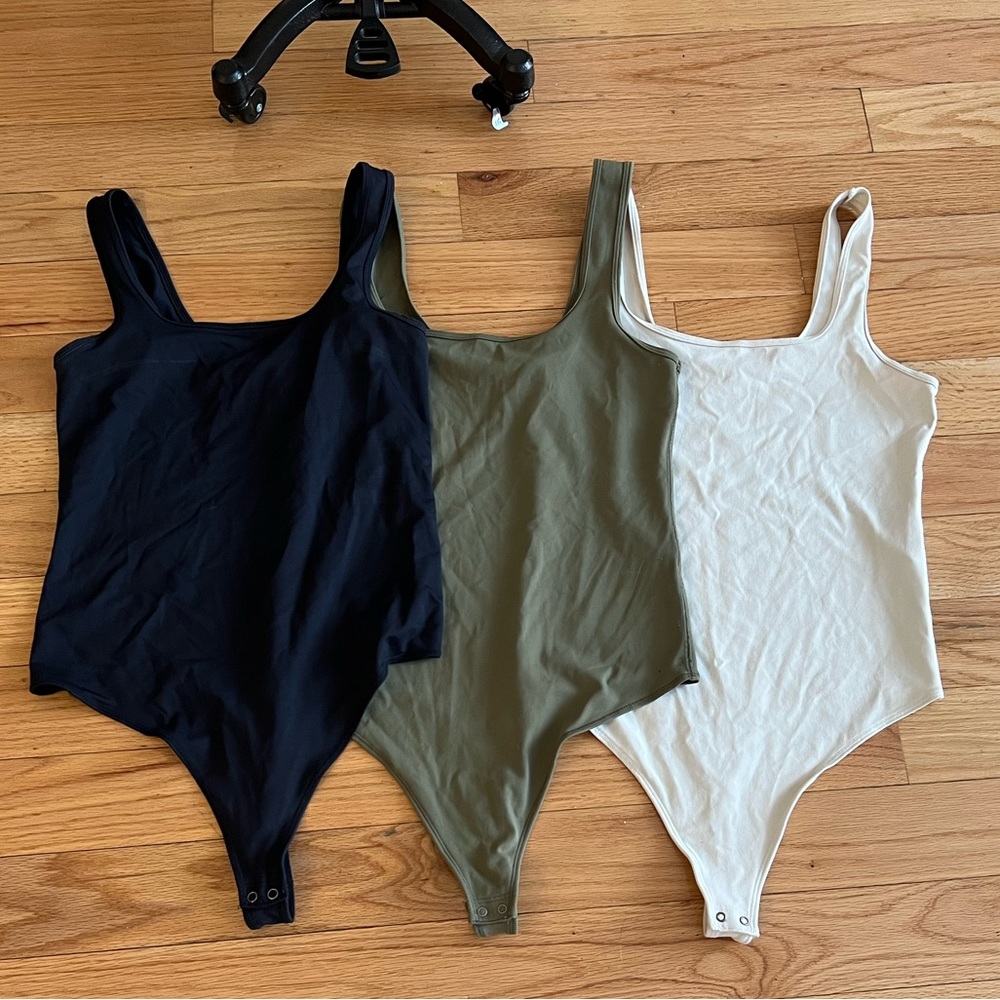 Abercrombie Double Scoop Bodysuits
